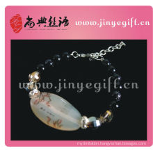 Handmade Chinese Agate Crystal Druzy Agate Bracelet